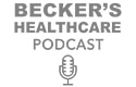 Becker's Healthcare Podcast logo.